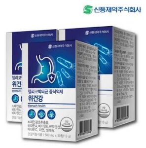 신풍제약 헬리코박터균 증식억제 위건강 3박스